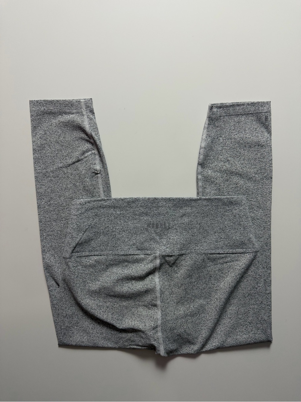 NOBULL High Rise Leggings, Speckled Gray, Size L